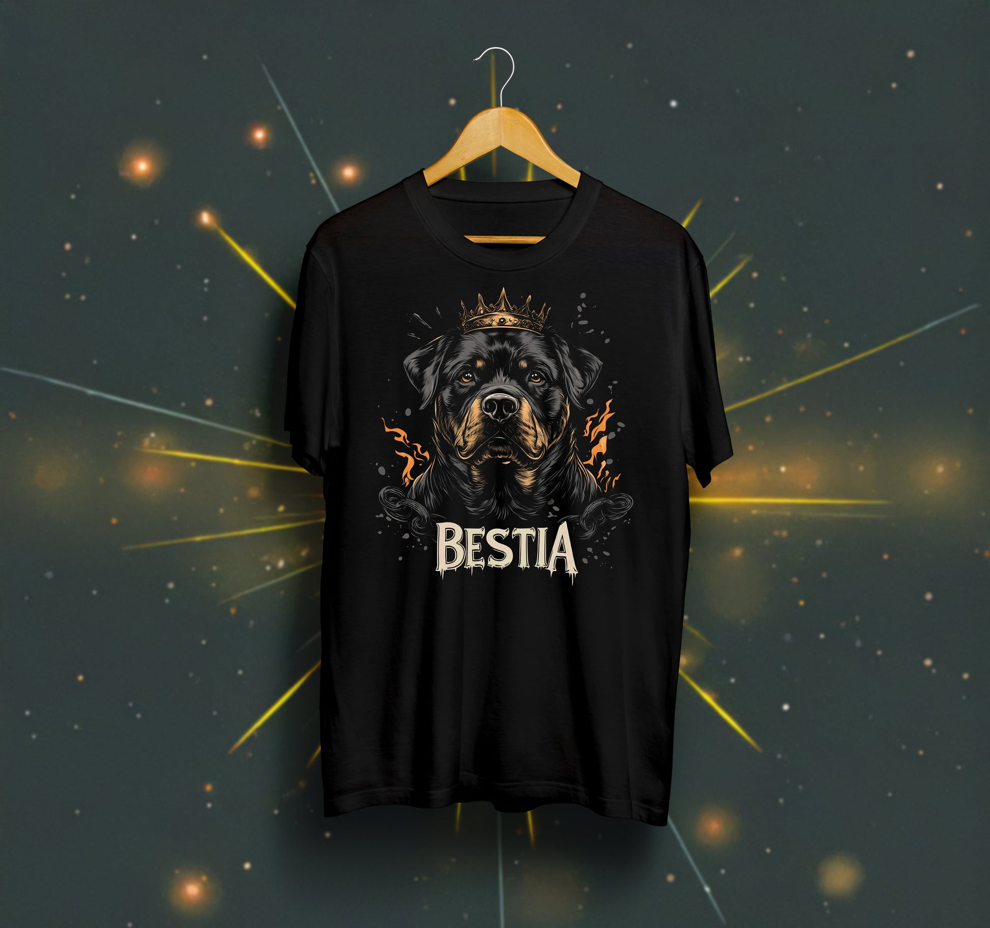 Rottweiler T-shirt Black - Tampa Home & Garden Store