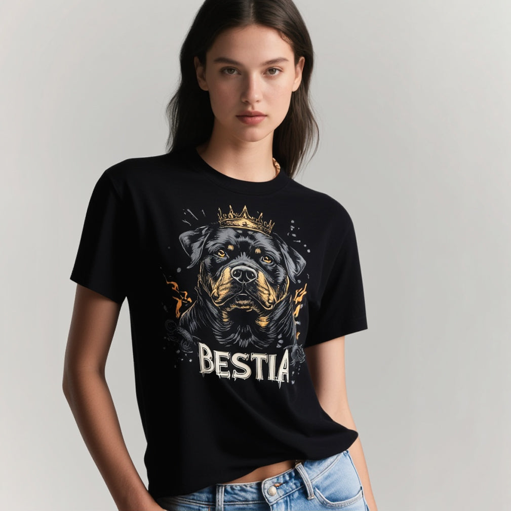 Rottweiler T-shirt Black - Tampa Home & Garden Store