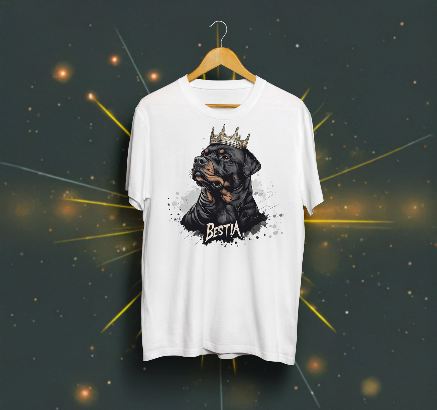 Rottweiler T-shirt White - Tampa Home & Garden Store