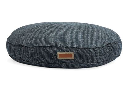 Round Pet Bed in Midnight Malamute - Tampa Home & Garden Store