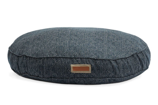 Round Pet Bed in Midnight Malamute - Tampa Home & Garden Store