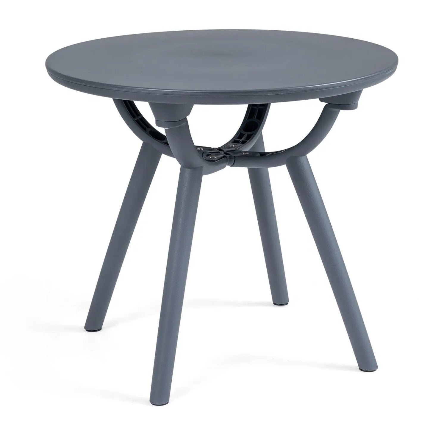 Round Patio Storage Side Table for Poolside