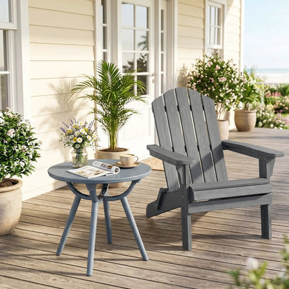 Round Patio Storage Side Table for Poolside