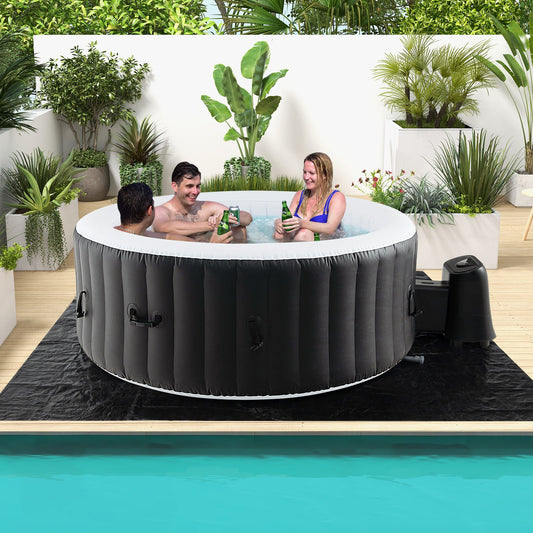 70/80 Inches Round SPA Pool Hottub with 110/130 Air Jets Electric Heater Pump - Tampa Home & Garden Store
