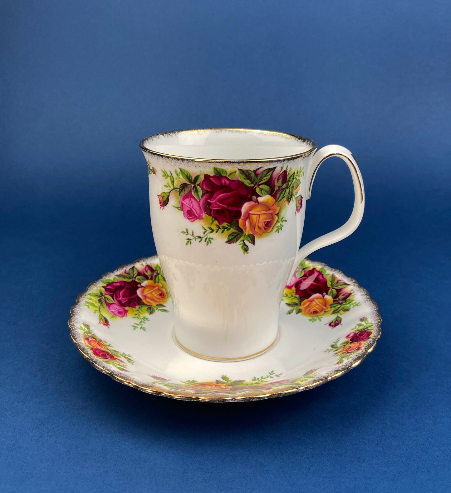 Royal Albert Cup and Saucer: Old Country Roses Coffee Tea Set - Tampa Home & Garden Store