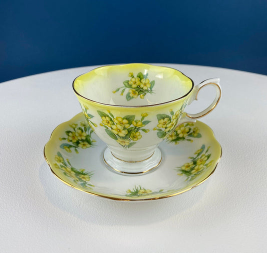 Royal Albert Prudence Teacup and Saucer: Dainty Dina Series, Fine Bone China - Tampa Home & Garden Store