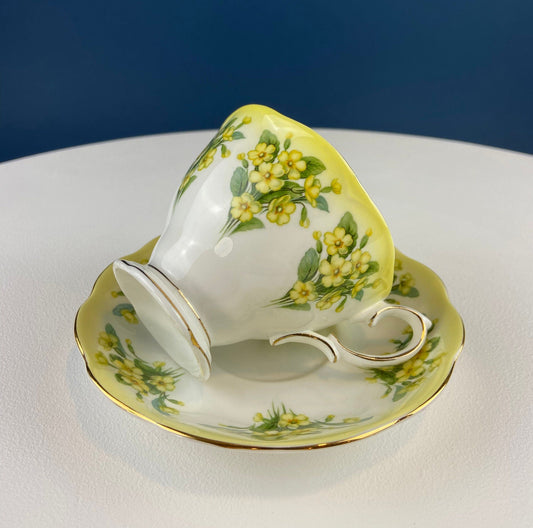 Royal Albert Prudence Teacup and Saucer: Dainty Dina Series, Fine Bone China - Tampa Home & Garden Store
