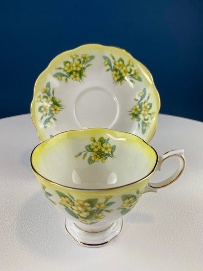 Royal Albert Prudence Teacup and Saucer: Dainty Dina Series, Fine Bone China - Tampa Home & Garden Store