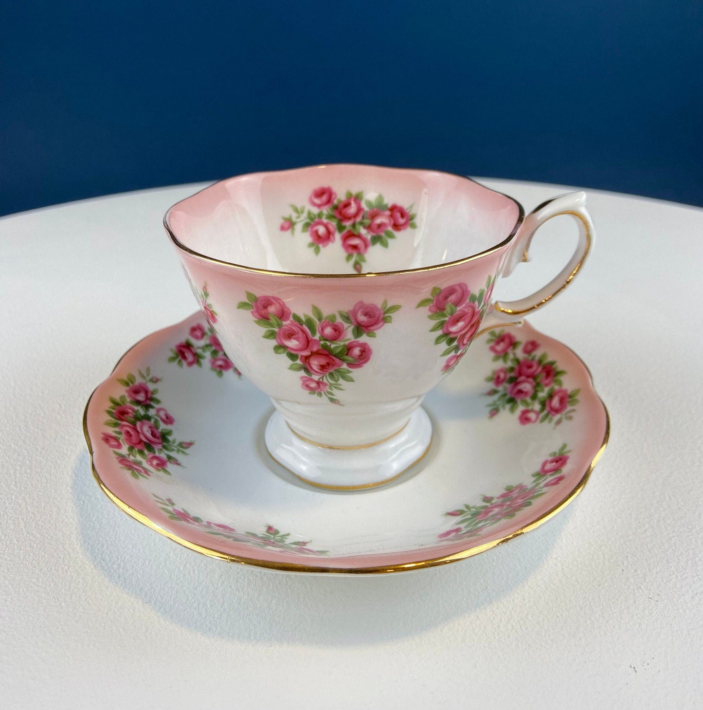 Royal Albert Prudence Teacup and Saucer: Dainty Dina Series, Fine Bone China - Tampa Home & Garden Store