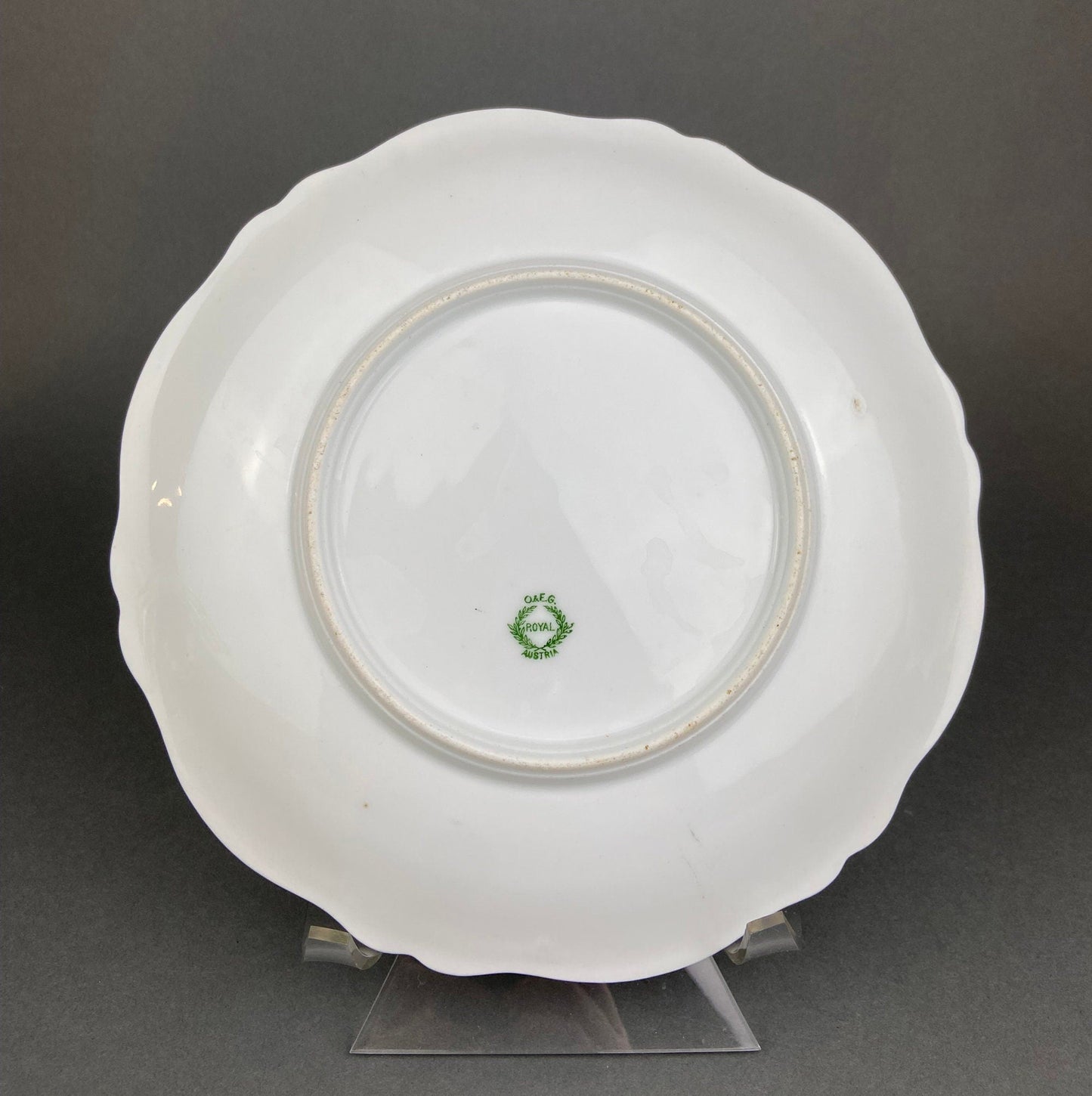 Royal Austria Decorative Plate: Hand-Painted Tea Roses, Fine Bone China - Tampa Home & Garden Store