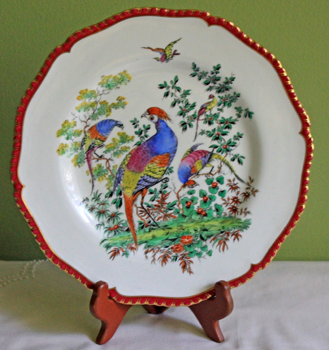 Royal Austria Decorative Plate: Hand-Painted Tea Roses, Fine Bone China - Tampa Home & Garden Store