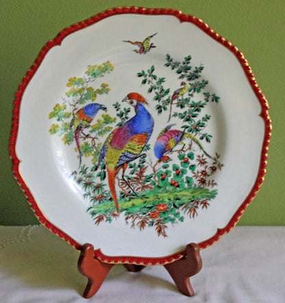 Royal Austria Decorative Plate: Hand-Painted Tea Roses, Fine Bone China - Tampa Home & Garden Store