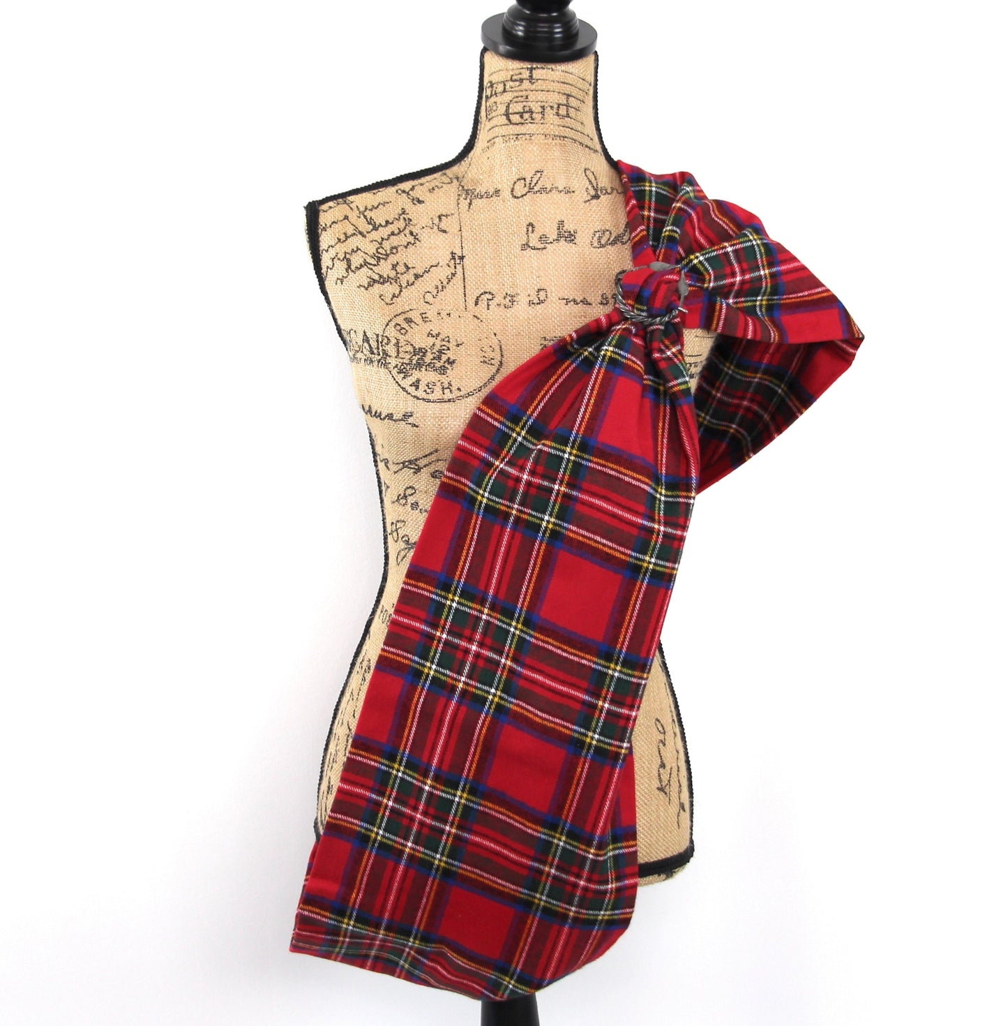 Royal Stewart Tartan Flannel Plaid Infinity or Blanket Scarf - Tampa Home & Garden Store