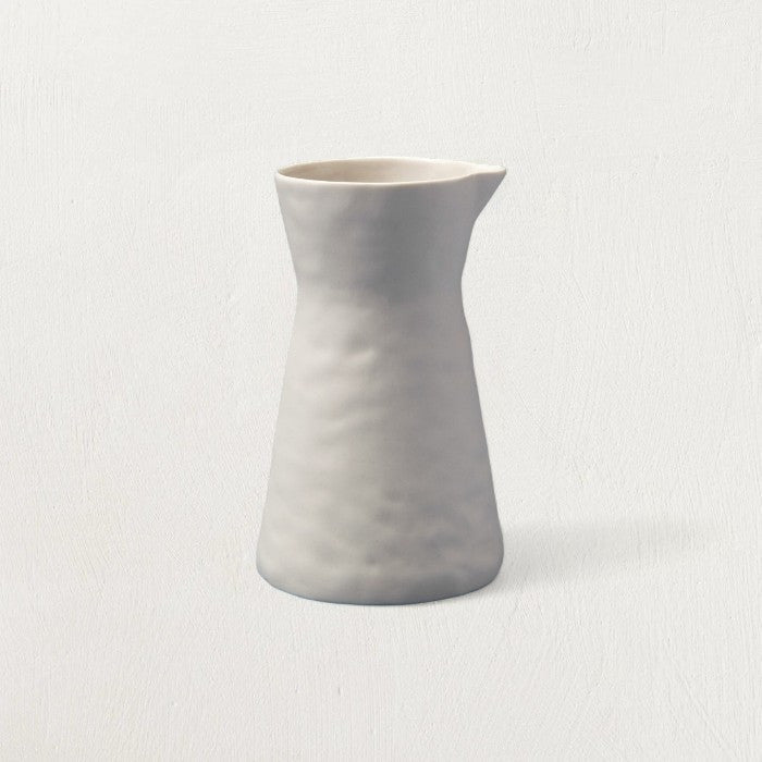Rugueux Stoneware Carafe Pitcher in Pearl - Tampa Home & Garden Store