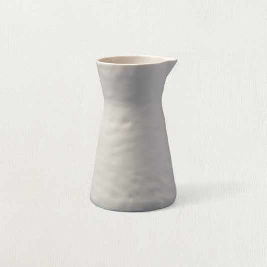Rugueux Stoneware Carafe Pitcher in Pearl - Tampa Home & Garden Store