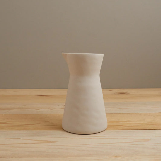 Rugueux Stoneware Carafe Pitcher in Pearl - Tampa Home & Garden Store