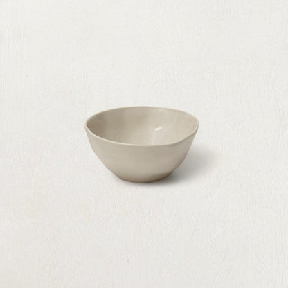 Rugueux Stoneware Dessert Bowl, Pearl - Tampa Home & Garden Store