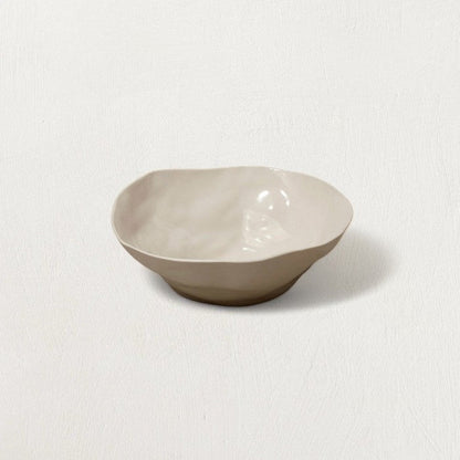 Rugueux Stoneware Side Bowl, Pearl - Tampa Home & Garden Store