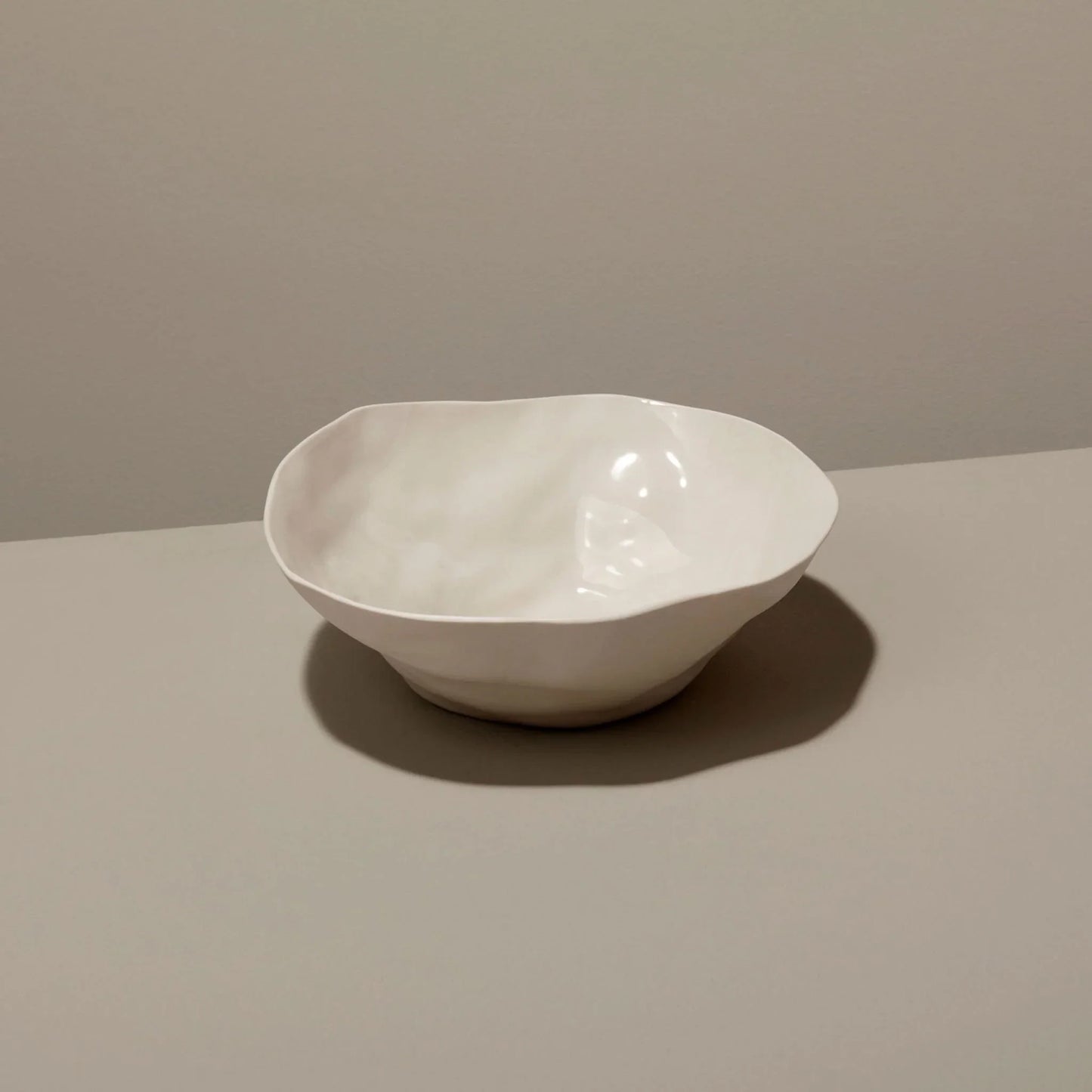 Rugueux Stoneware Side Bowl, Pearl - Tampa Home & Garden Store
