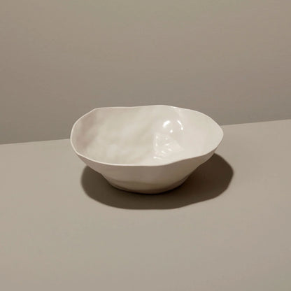Rugueux Stoneware Side Bowl, Pearl - Tampa Home & Garden Store