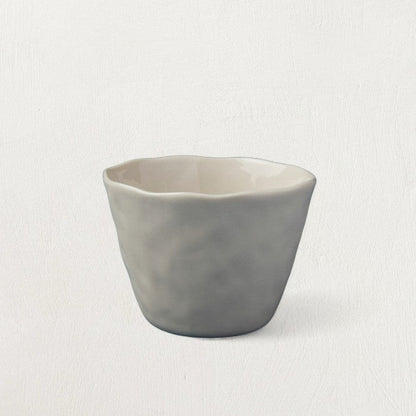 Rugueux Stoneware Tumbler, White - Tampa Home & Garden Store