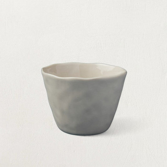 Rugueux Stoneware Tumbler, White - Tampa Home & Garden Store