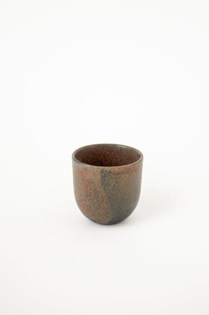 Rust Stoneware Espresso Coffee Cup and Mug