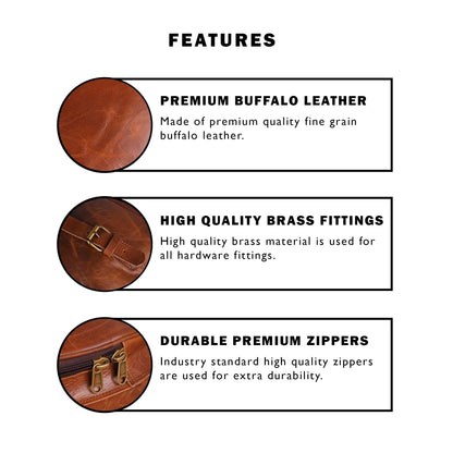 Rustic Buffalo Cymbal Case - Tampa Home & Garden Store