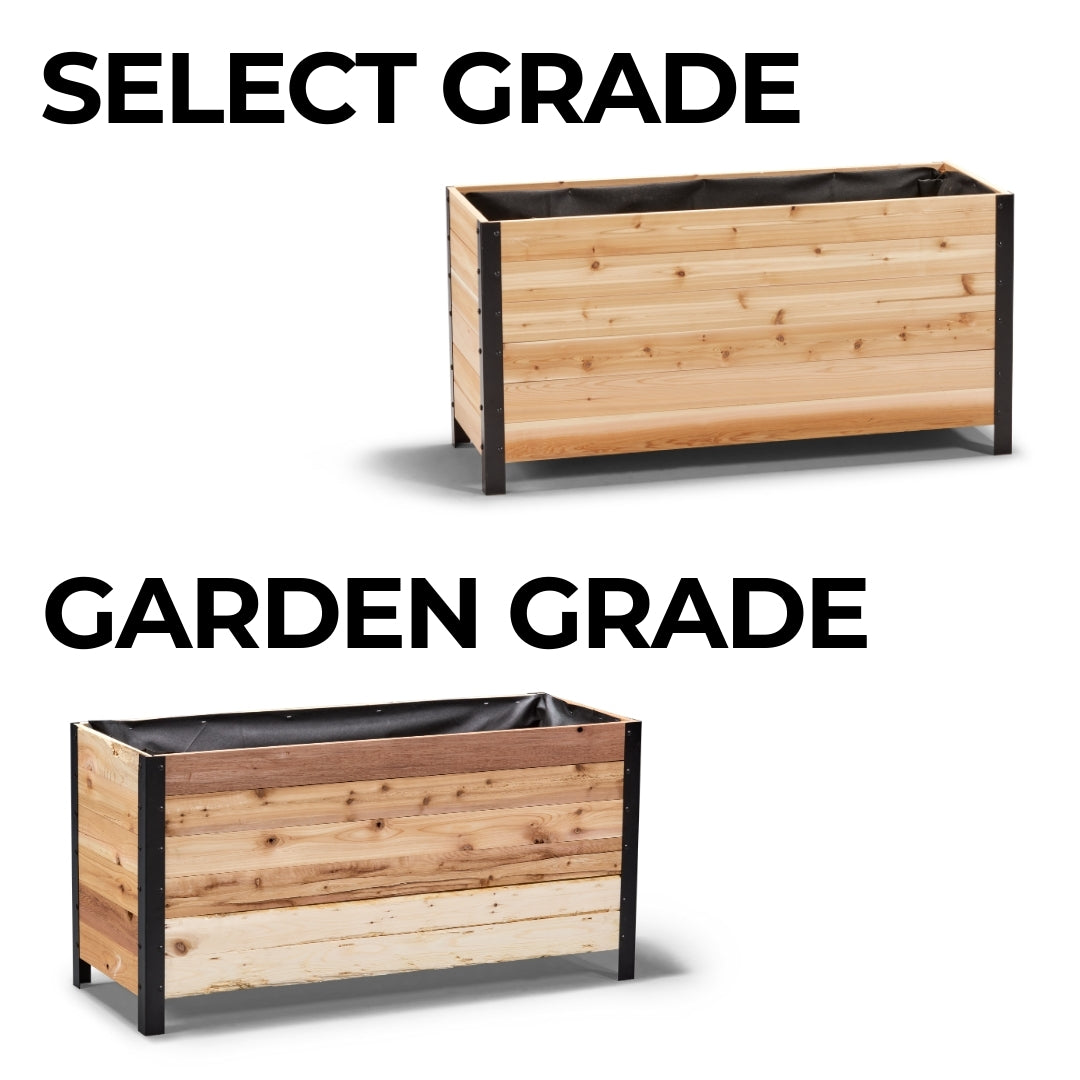 Jardinera de 18" x 48" - 24" de alto / Grado seleccionado