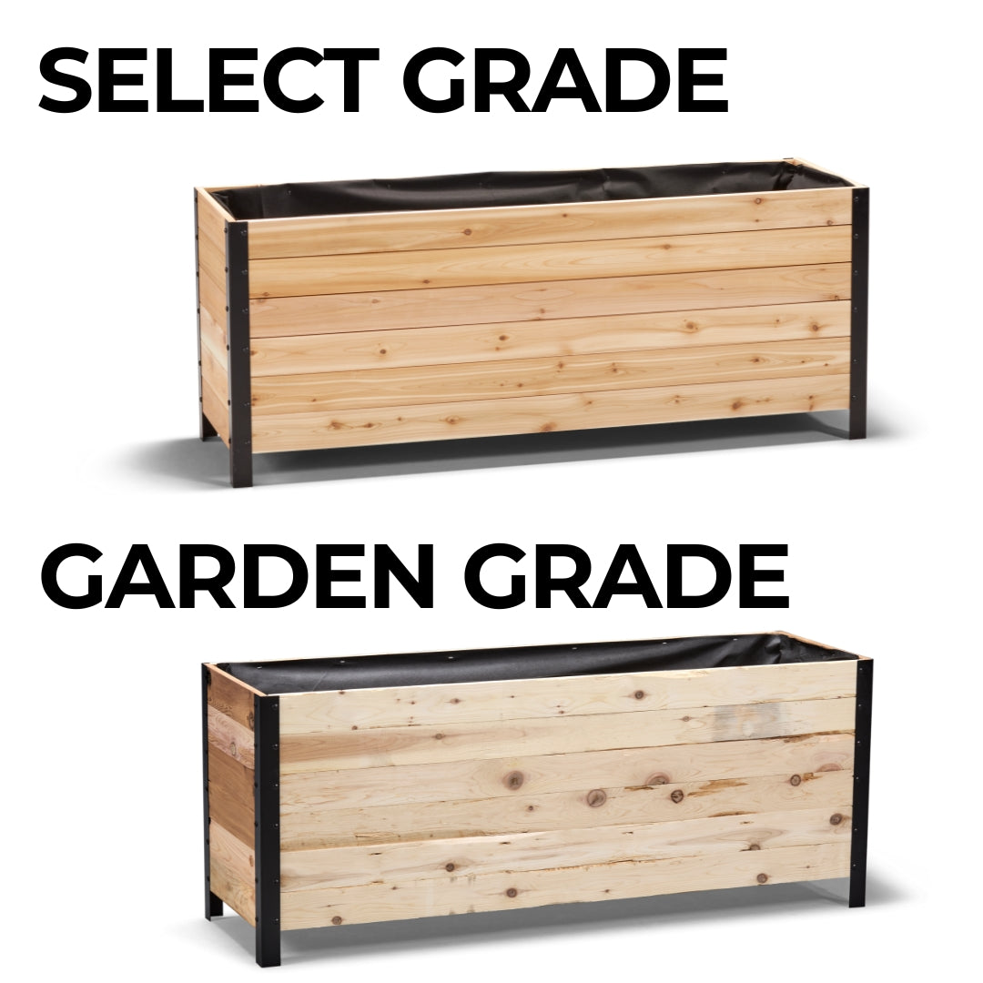 Jardinera de 18" x 60" - 24" de alto / Grado seleccionado
