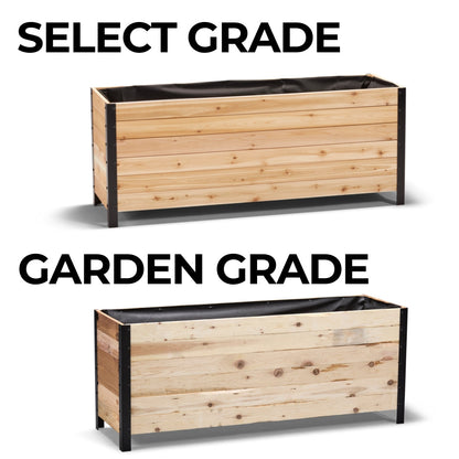 Jardinera de 18" x 60" - 24" de alto / Grado seleccionado