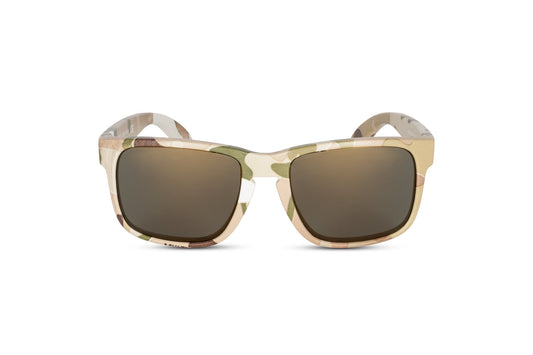 Sunglasses Decoy Original MultiCam by Skeleton Optics with camo frame and brown lenses on Tampa Home & Garden Store