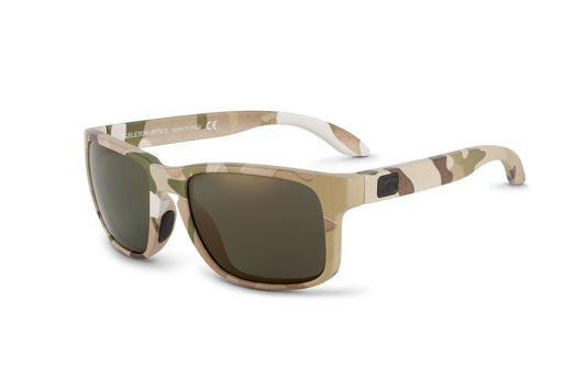 Decoy Original MultiCam sunglasses camouflage frame by Skeleton Optics with dark lenses on Tampa Home & Garden Store