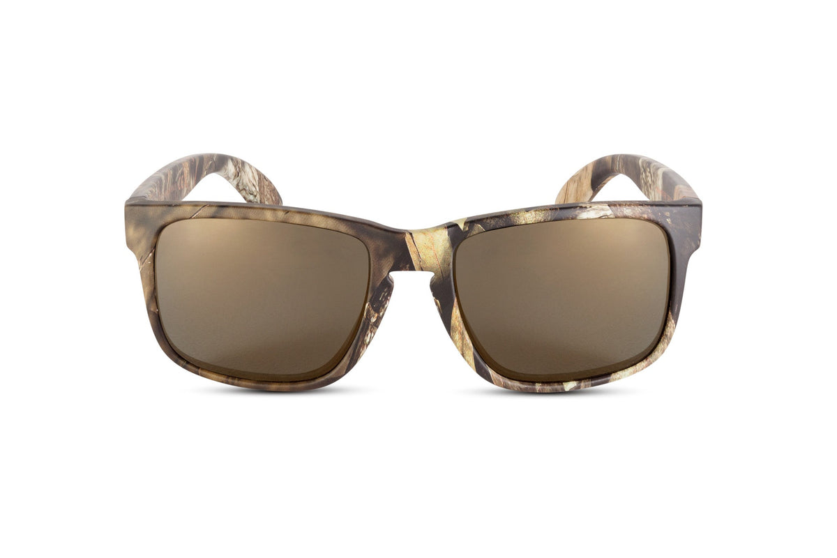 Decoy Mossy Oak Break-Up Country camouflage sunglasses by Skeleton Optics with brown lenses on Tampa Home & Garden Store