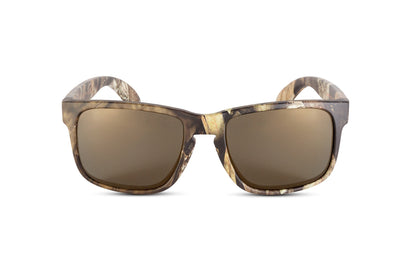 Decoy Mossy Oak Break-Up Country camouflage sunglasses by Skeleton Optics with brown lenses on Tampa Home & Garden Store