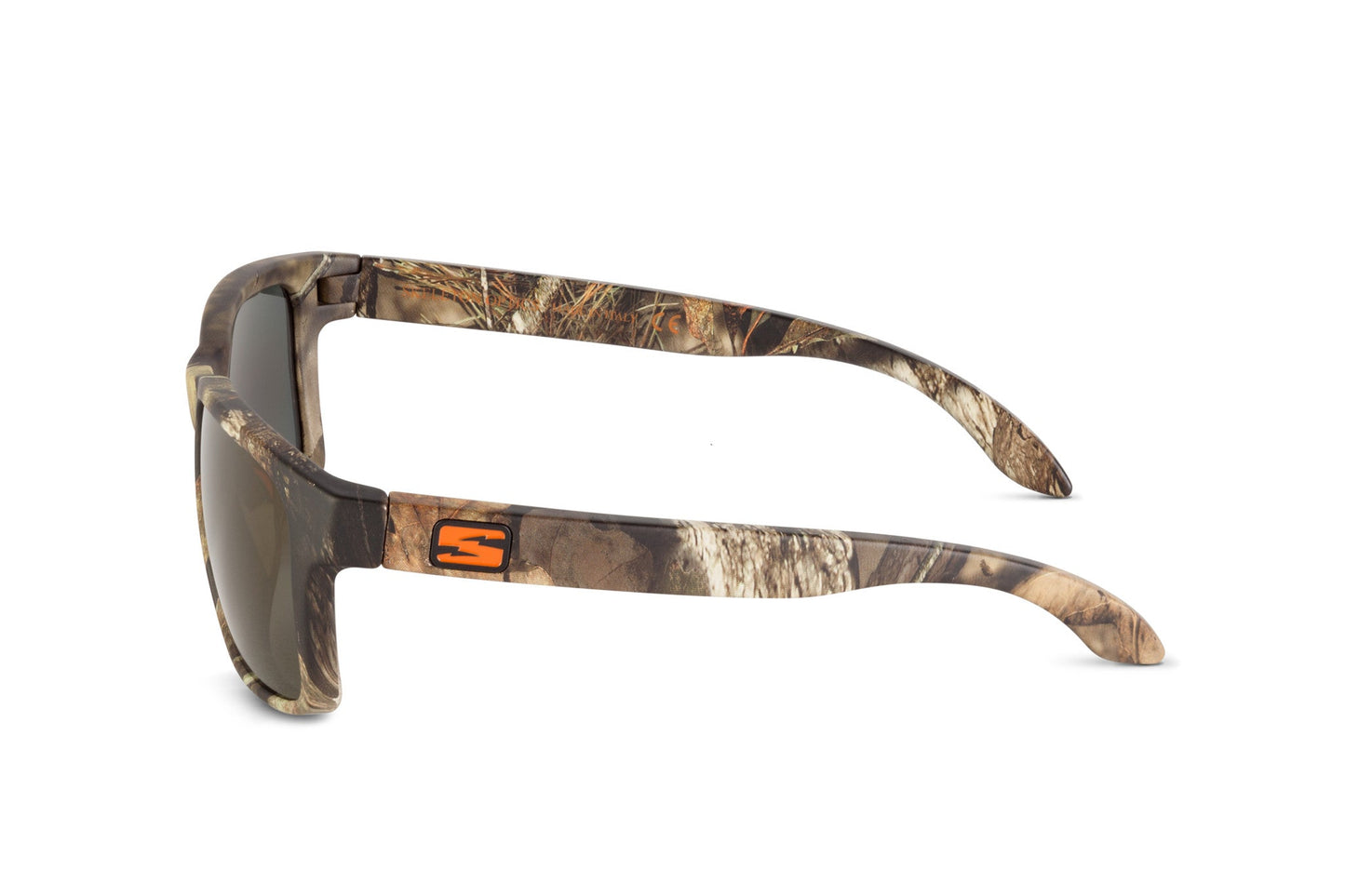 Decoy sunglasses by Skeleton Optics in Mossy Oak Break-Up Country camo with dark lenses on Tampa Home & Garden Store