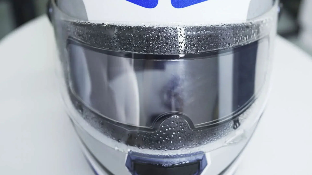 Anti-fog Patch Film Rainproof helmet visor by BikerZoneZ on white motorcycle helmet droplets on Tampa Home & Garden Store