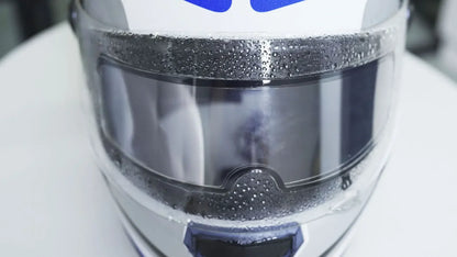 Anti-fog Patch Film Rainproof helmet visor by BikerZoneZ on white motorcycle helmet droplets on Tampa Home & Garden Store