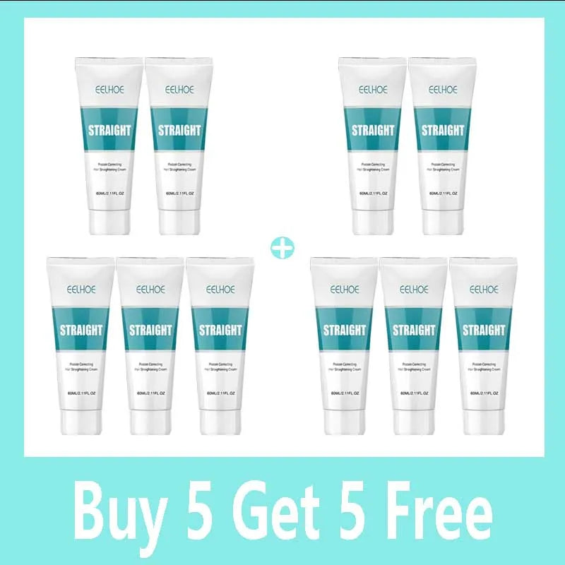 Magical Keratin Hair Mask set by Silcy Skin, 10 white tubes with teal STRAIGHT label on Tampa Home & Garden Store