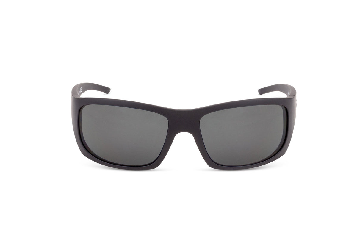 Outlaw sunglasses Skeleton Optics with dark gray frame and gray lenses on Tampa Home & Garden Store