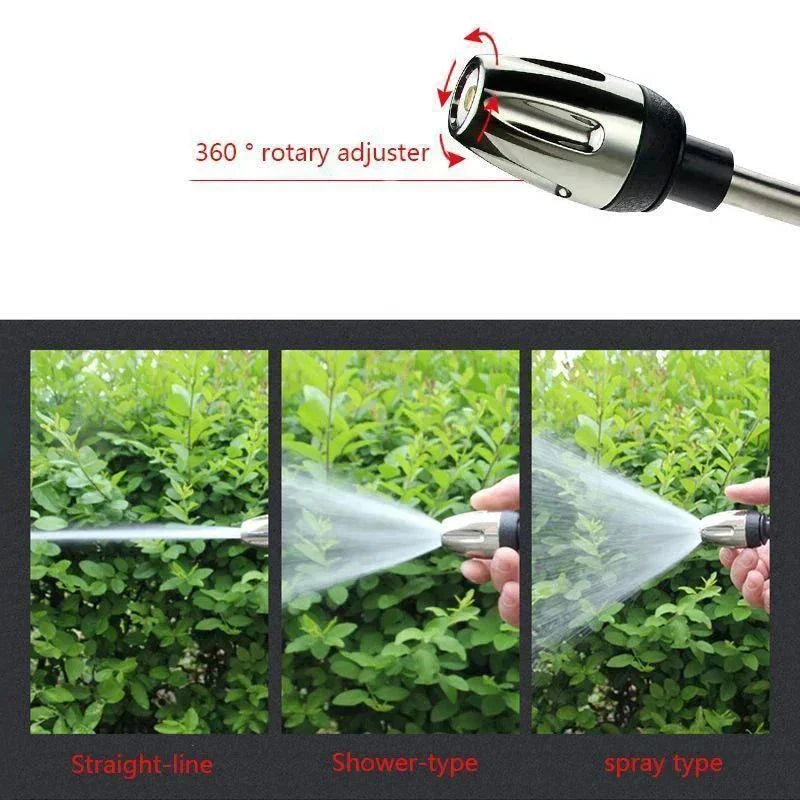 Portable Water Hose Nozzle with Foam Lance
