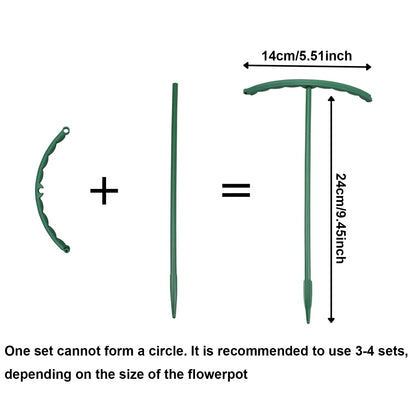 Plastic Plant Support Stakes and Rods For Garden