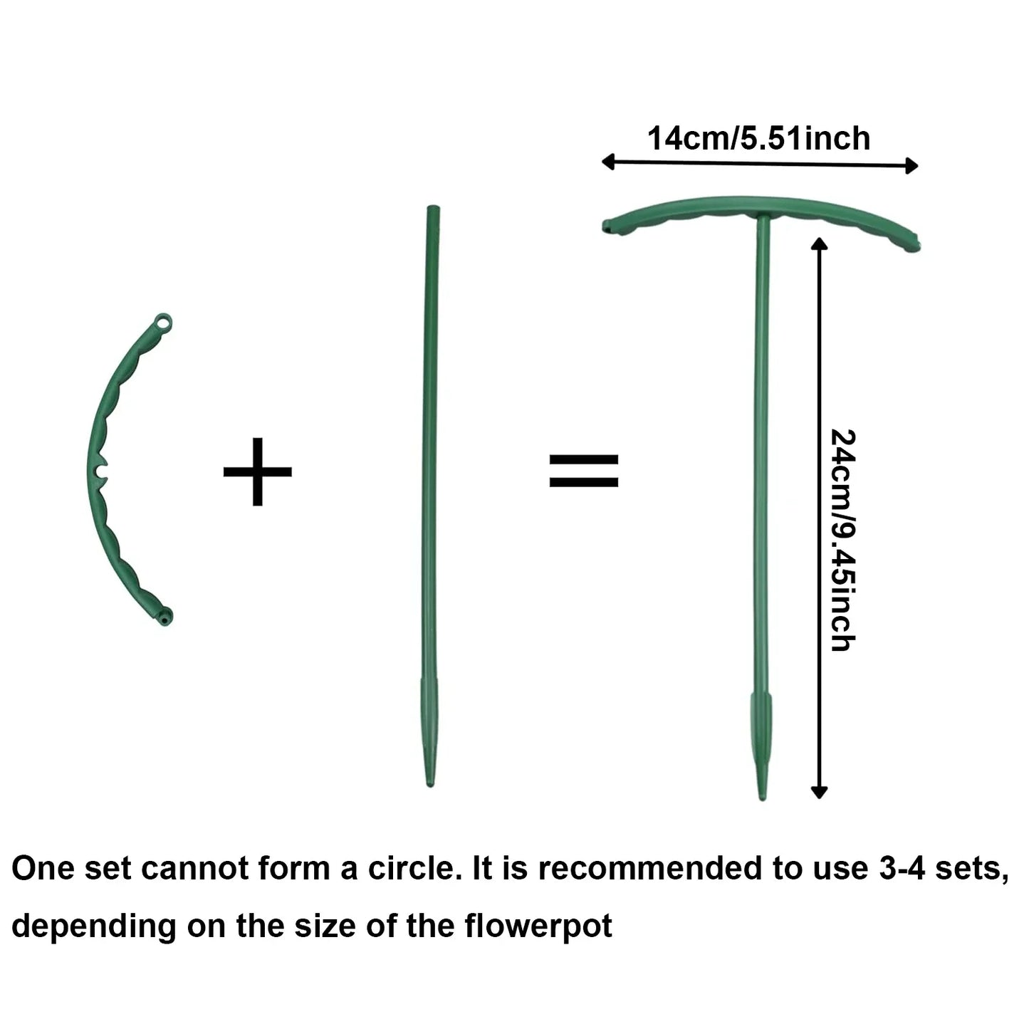 Plastic Plant Support Stakes For Garden Use