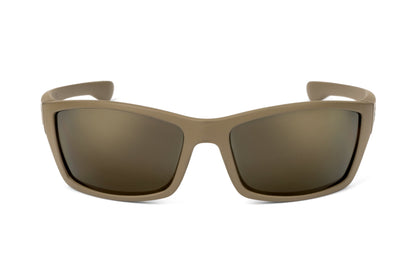 Scout Black Copper Light Pro sunglasses with tan frame and dark brown lenses on Tampa Home & Garden Store