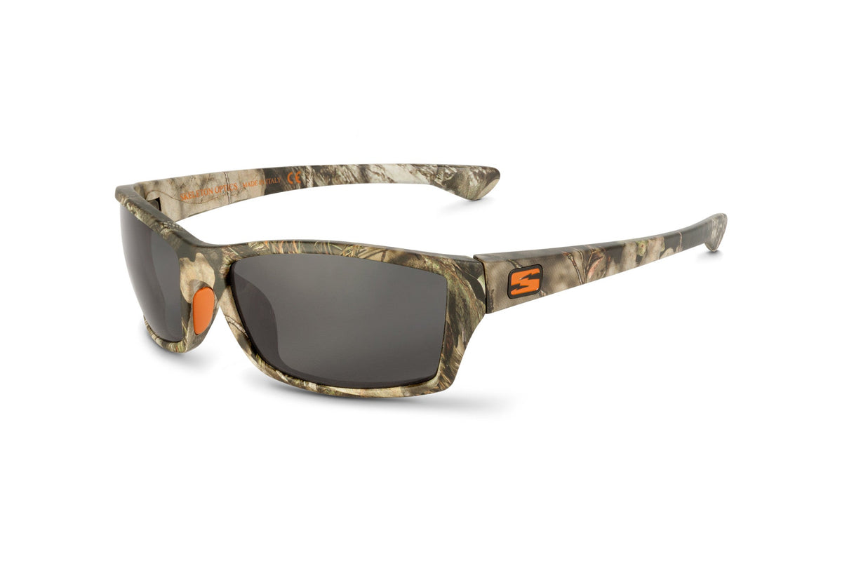 Sunglasses Scout Mossy Oak Break-Up Country camo by Skeleton Optics with orange accents on Tampa Home & Garden Store