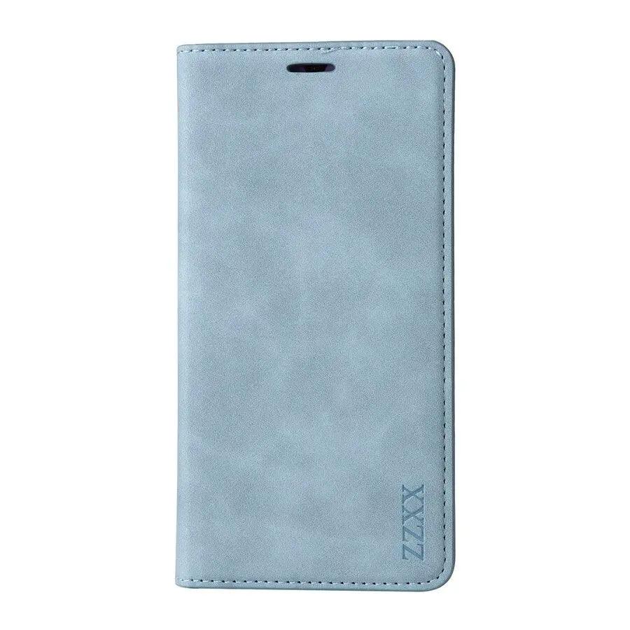 Leather Wallet Flip Case With Inbuilt Stand