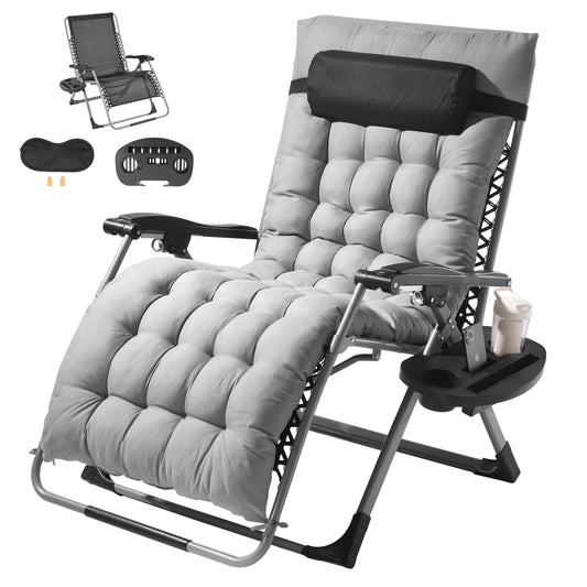 Zero Gravity Recliner Chair Adjustable Anti Gravity Lounge Chair with Cup Holder - Tampa Home & Garden Store