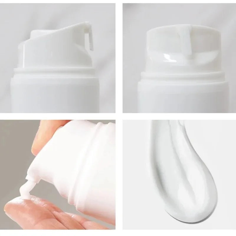 Silcy Skin K18 leave-in hair mask bottle with white pump and creamy white texture on Tampa Home & Garden Store