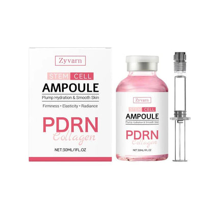 Zyvarn PDRN collagen ampoule serum in pink liquid with syringe applicator boxed skincare set on Tampa Home & Garden Store