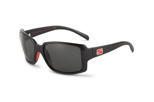 Sunglasses Stampede Red Skeleton Optics, black frame with red temple accents on Tampa Home & Garden Store